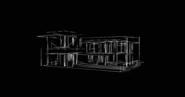 minimal geometrik şekiller, mimari çizgiler