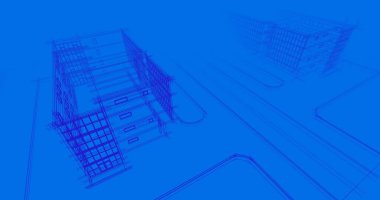 minimal geometrik şekiller, mimari çizgiler