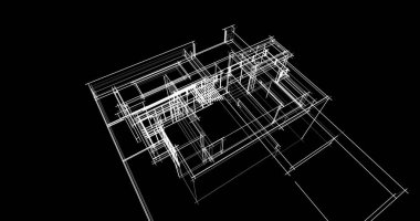 Geometrik mimari binalar tasarımı