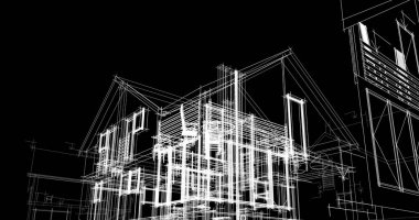 minimal geometrik şekiller, mimari çizgiler