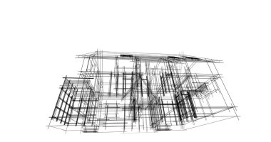 minimal geometrik mimari binalar tasarımı