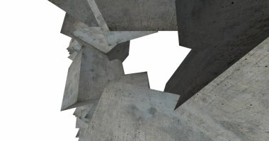 minimal geometrik şekiller, mimari çizgiler