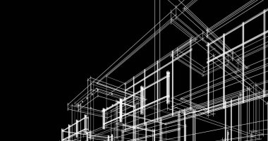 Geometrik mimari binalar tasarımı