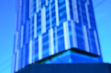 Bulanık şehir. Soyut arkaplan