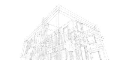 Geometrik mimari binalar tasarımı