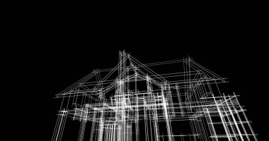 minimal geometrik mimari binalar tasarımı