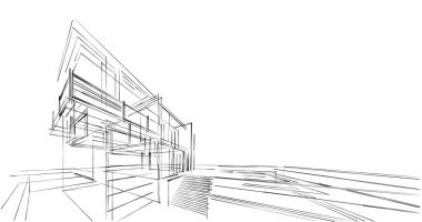 Geometrik mimari binalar tasarımı