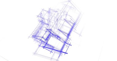 Geometrik mimari binalar tasarımı