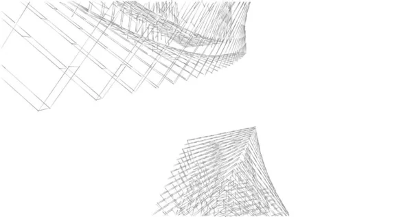 Abstrakcyjny Projekt Tapety Architektonicznej Cyfrowe Tło Koncepcyjne — Zdjęcie stockowe