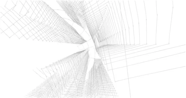 Абстрактный Архитектурный Дизайн Обоев Цифровой Концепт Фон — стоковое фото