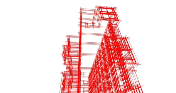 Абстрактный Архитектурный Дизайн Обоев Цифровой Концепт Фон — стоковое фото