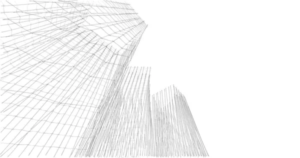 Абстрактный Архитектурный Дизайн Обоев Цифровой Концепт Фон — стоковое фото