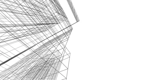 Абстрактный Архитектурный Дизайн Обоев Цифровой Концепт Фон — стоковое фото
