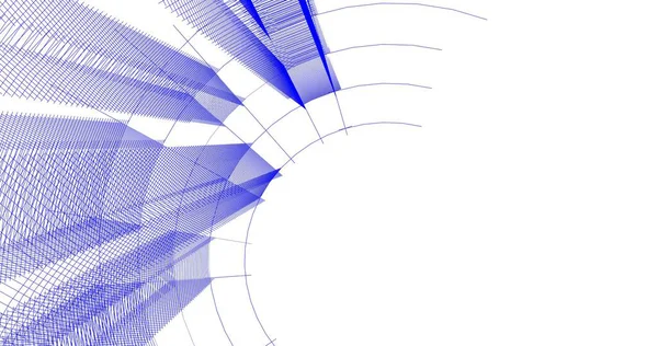 Abstrakcyjny Projekt Tapety Architektonicznej Cyfrowe Tło Koncepcyjne — Zdjęcie stockowe