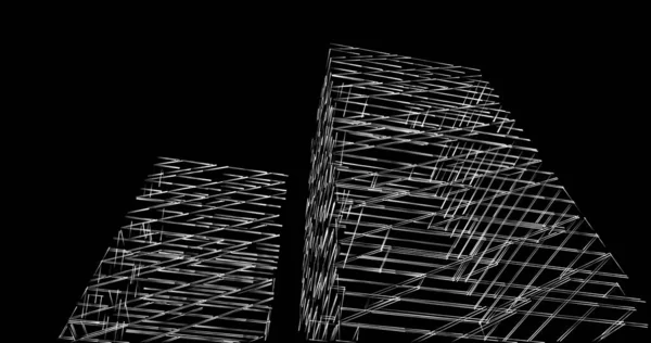 Абстрактный Архитектурный Дизайн Обоев Цифровой Концепт Фон — стоковое фото