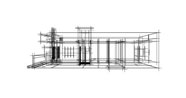minimal geometrik şekiller, mimari çizgiler