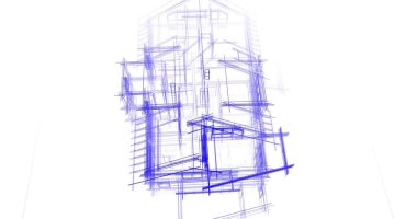 Geometrik mimari binalar tasarımı