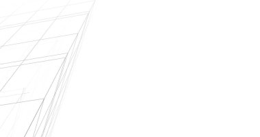 Arkaplanda mimari bina 3d illüstrasyon