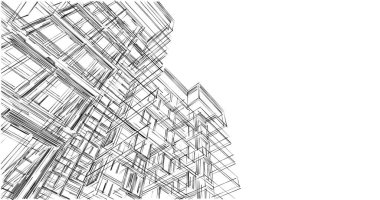 minimal geometrik mimari binalar tasarımı