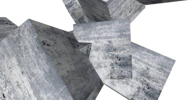 Arkaplanda mimari bina 3d illüstrasyon