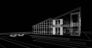 minimal geometrik şekiller, mimari çizgiler