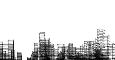 eskiz sanat geometrik mimari binalar tasarımı