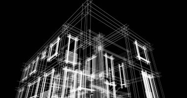 Geometrik mimari binalar tasarımı