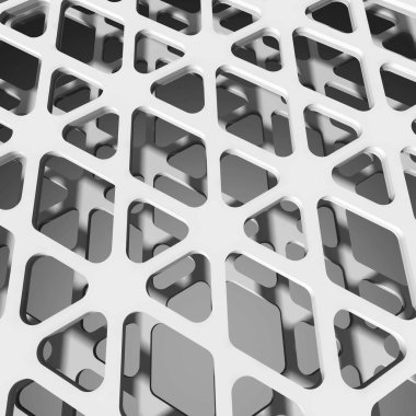 Arkaplanda mimari bina 3d illüstrasyon