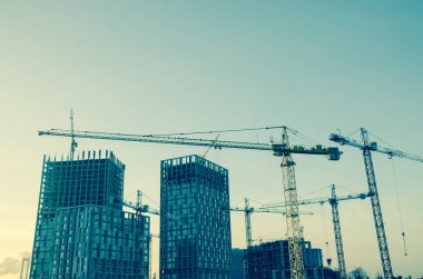 soyut mimari arka plan, bina inşaatı