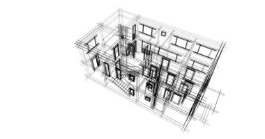 Geometrik mimari binalar tasarımı