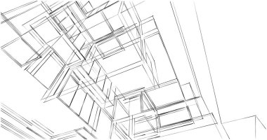 Geometrik mimari binalar tasarımı