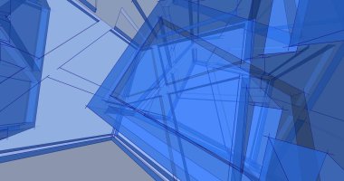 minimal geometrik şekiller, mimari çizgiler