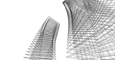 soyut mimari arka plan, bina inşaatı