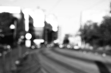 Bulanık şehir. Soyut arkaplan