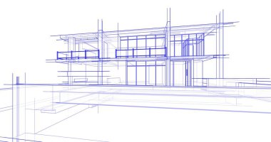 minimal geometrik mimari binalar tasarımı