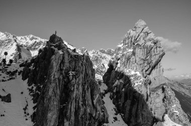 Alp manzarası, güzel dağlar.