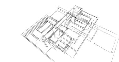Geometrik mimari binalar tasarımı