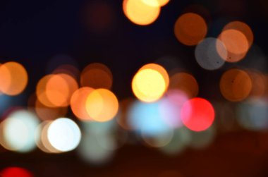 Bulanık şehir manzarası, soyut arkaplan 