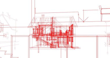 minimal geometrik şekiller, mimari çizgiler