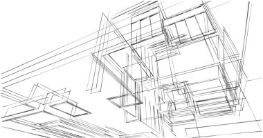 Geometrik mimari binalar tasarımı