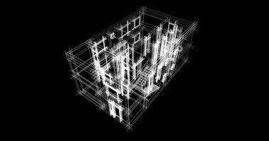 Geometrik mimari binalar tasarımı