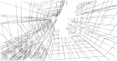 minimal geometrik mimari binalar tasarımı