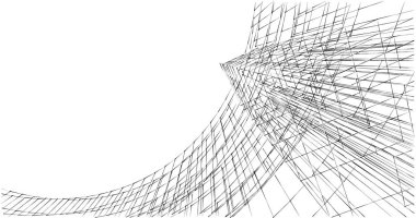 eskiz sanat geometrik mimari binalar tasarımı