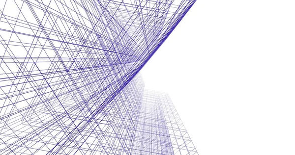 Абстрактный Архитектурный Дизайн Обоев Цифровой Концепт Фон — стоковое фото