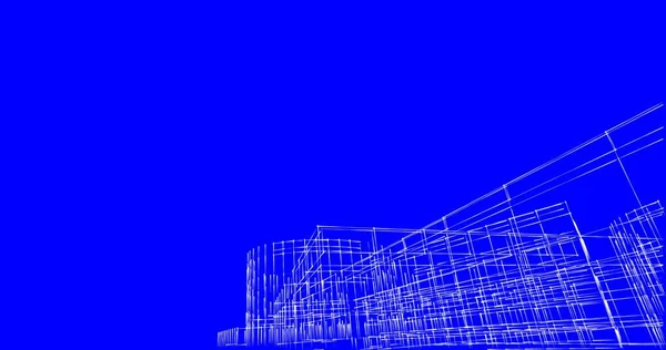 Абстрактный Архитектурный Дизайн Обоев Цифровой Концепт Фон — стоковое фото