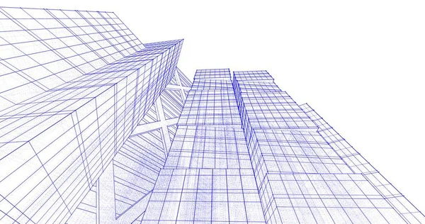 Абстрактный Архитектурный Дизайн Обоев Цифровой Концепт Фон — стоковое фото