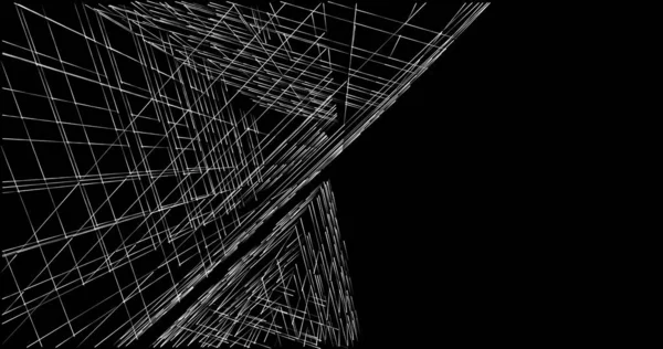 Абстрактный Архитектурный Дизайн Обоев Цифровой Концепт Фон — стоковое фото