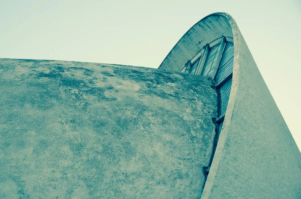 Kyjevské Krematorium Detaily Fasády Bajkovský Hřbitov — Stock fotografie