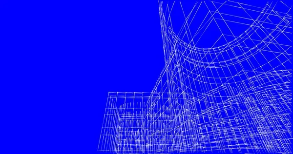 Абстрактный Архитектурный Дизайн Обоев Цифровой Концепт Фон — стоковое фото