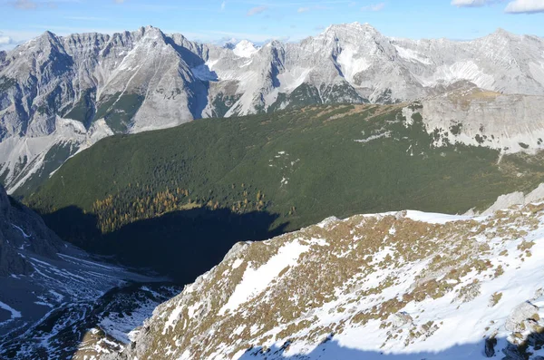 Vista Panoramica Delle Montagne Sfondo Naturale — Foto Stock